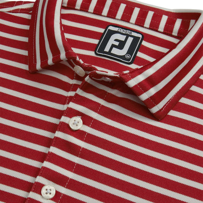 FootJoy Striped Pique Self Collar Junior